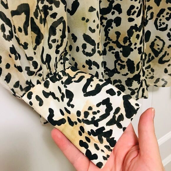 La Ligne Animal Print Blouse - Picture 13 of 16